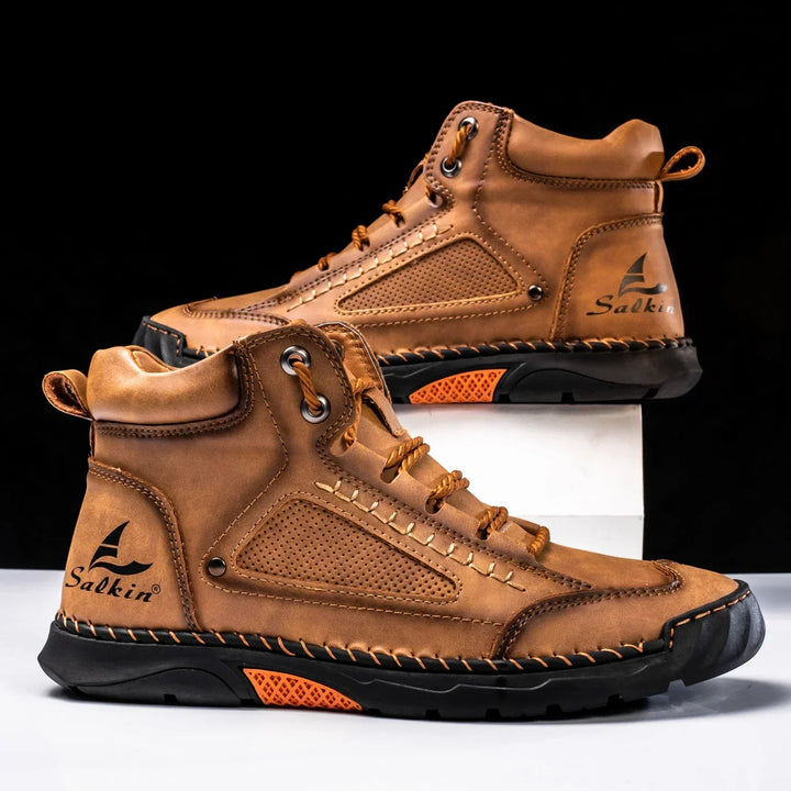 Sommerfeld™ | St. Moritz Skórzane Buty Wysokie