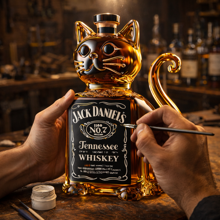 Butelka Whisky - Edycja Kocia