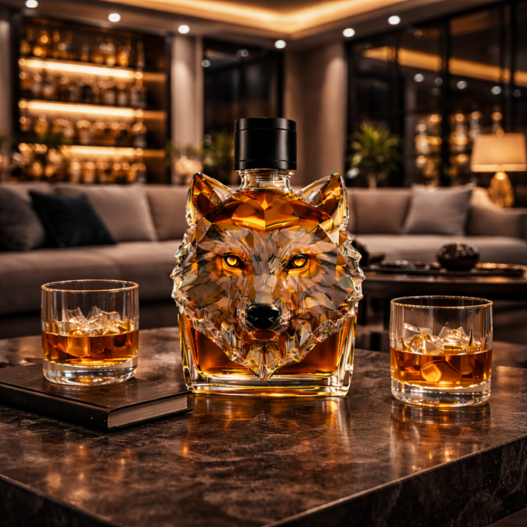 Butelka Whisky - Edycja Wilk