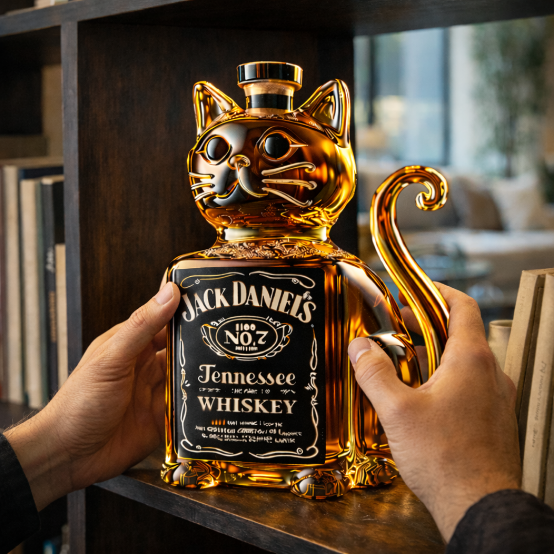 Butelka Whisky - Edycja Kocia
