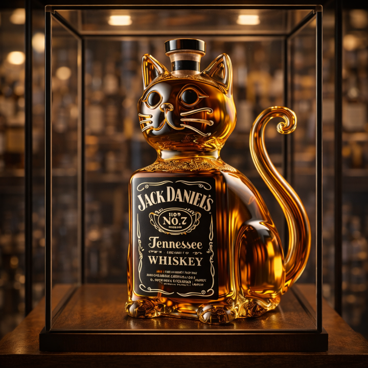 Butelka Whisky - Edycja Kocia