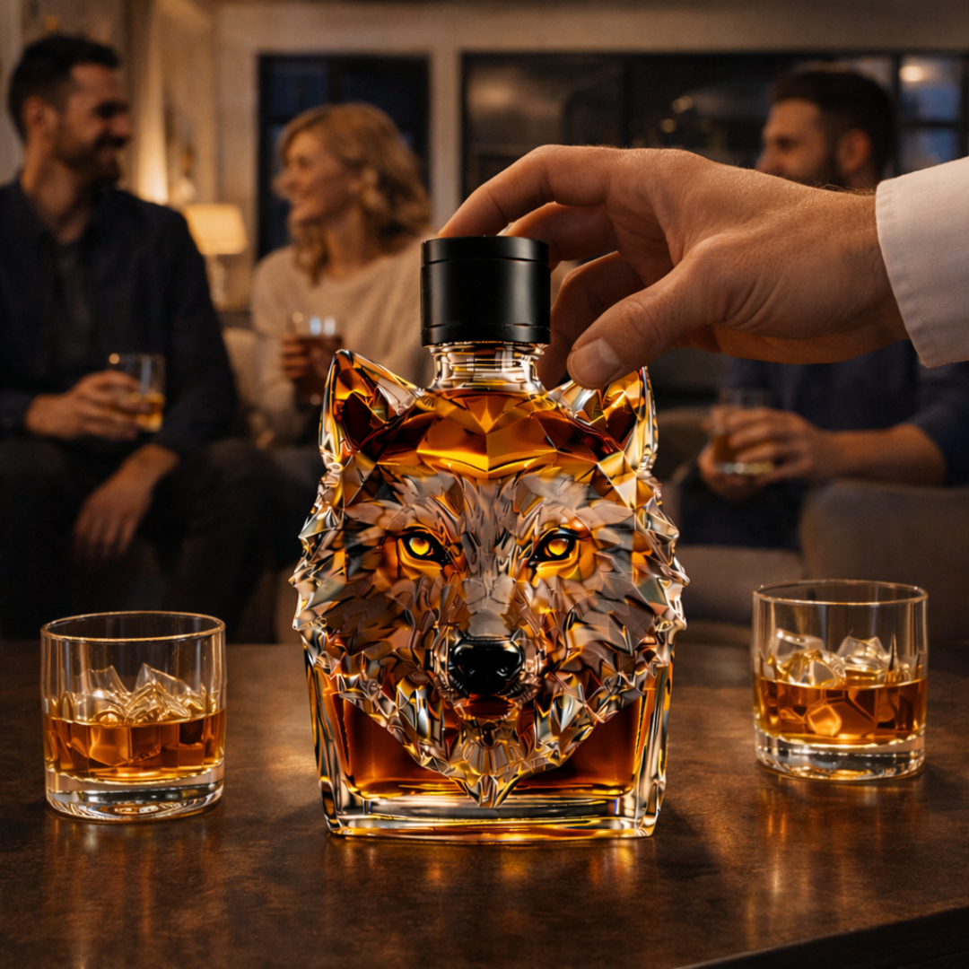 Butelka Whisky - Edycja Wilk