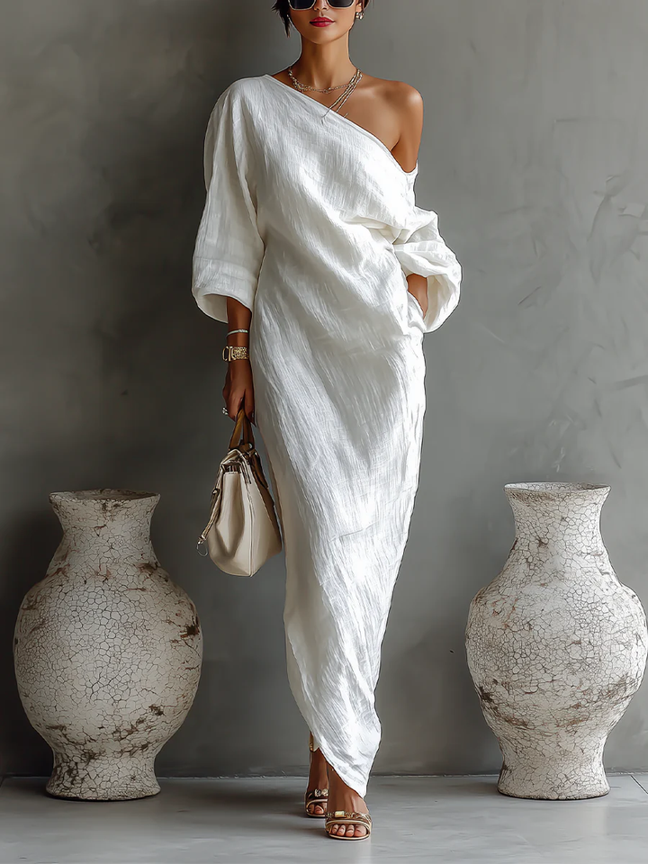 Nelka | Elegancka sukienka maxi