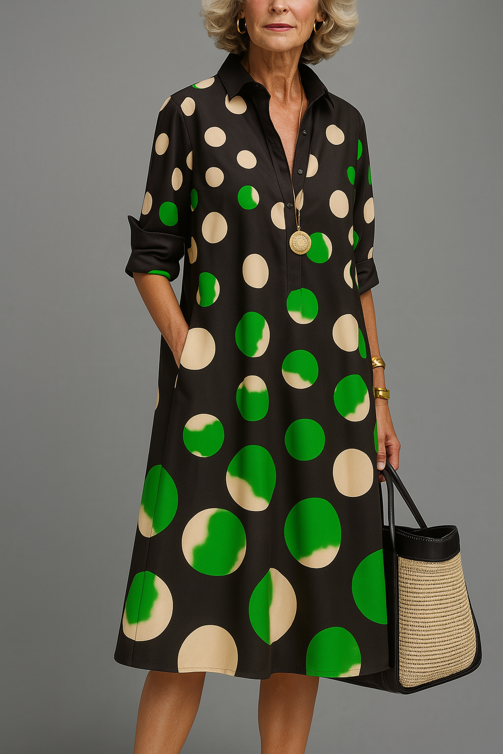 Laura | Elegancka sukienka midi