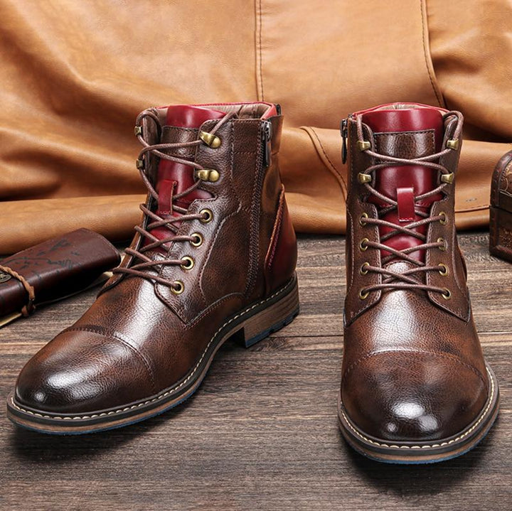 Sommerfeld™ | Skórzane botki Oxford