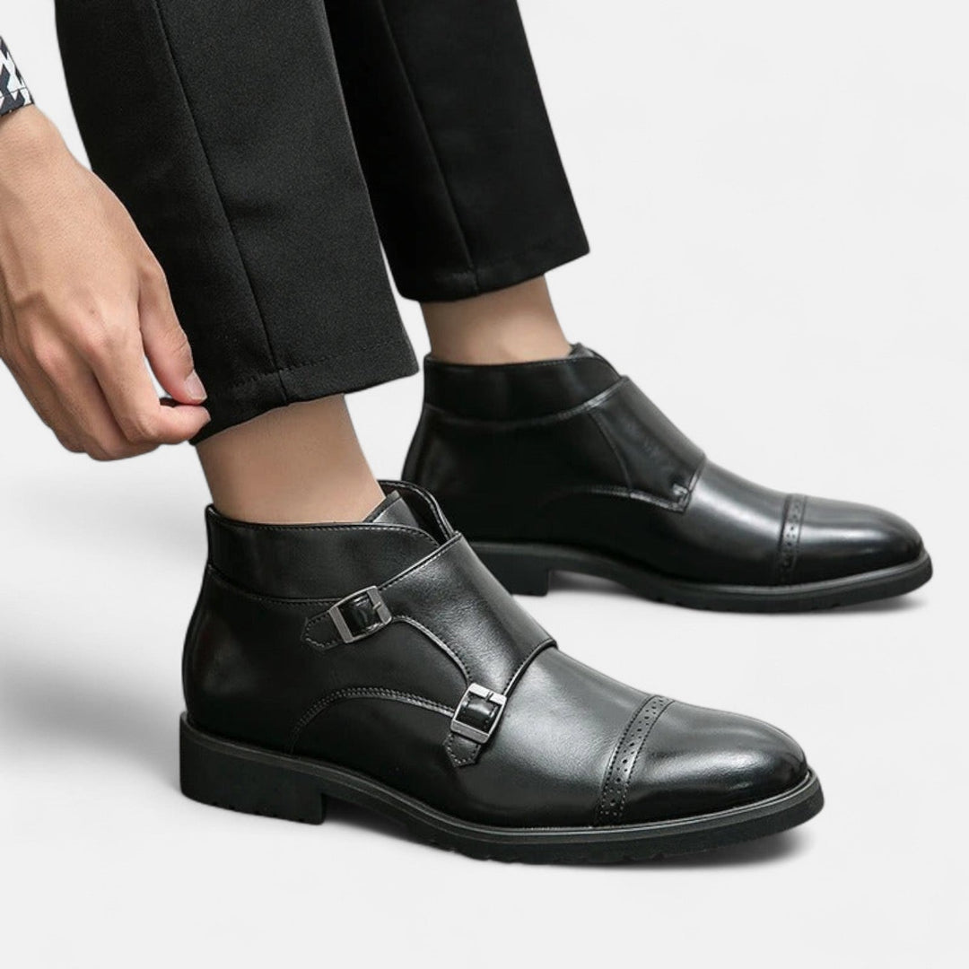 Patrizio™ | Męskie botki Monk Strap z premium Ecopelle