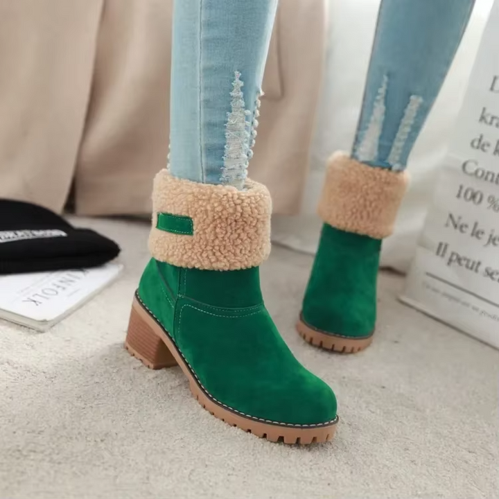 Luisa™ – Stylowe, ciepłe śniegowce ze skóry