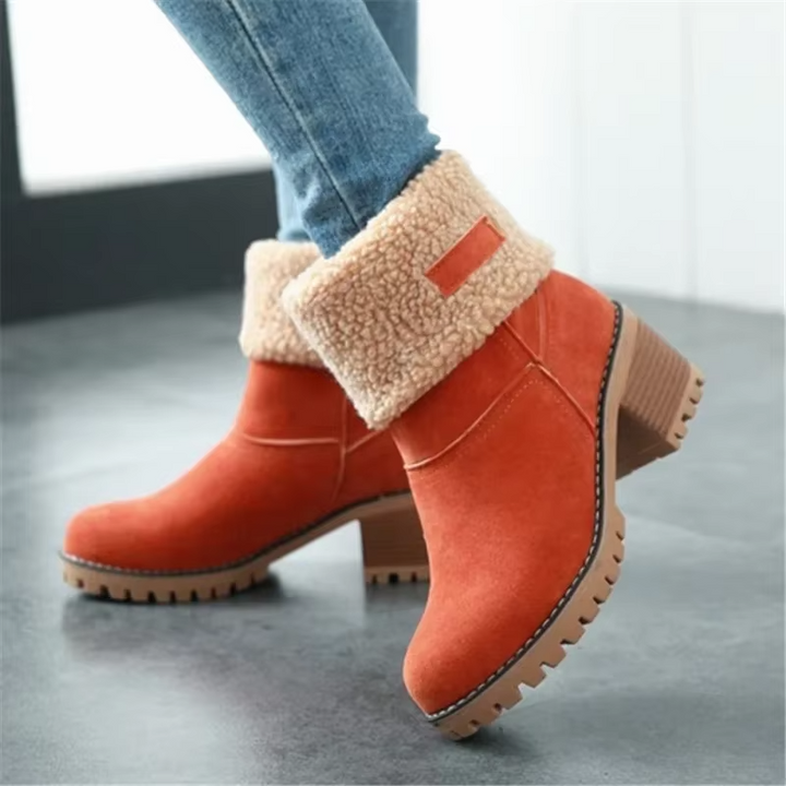 Luisa™ – Stylowe, ciepłe śniegowce ze skóry