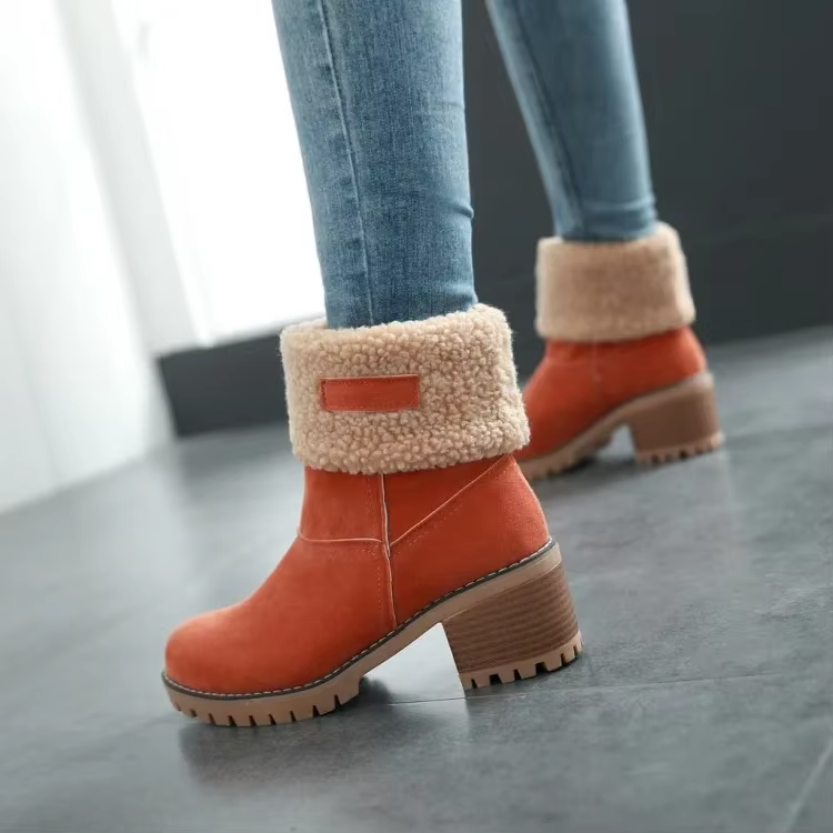 Luisa™ – Stylowe, ciepłe śniegowce ze skóry