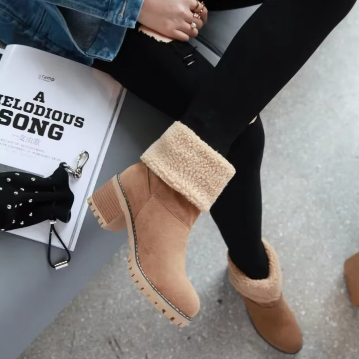 Luisa™ – Stylowe, ciepłe śniegowce ze skóry