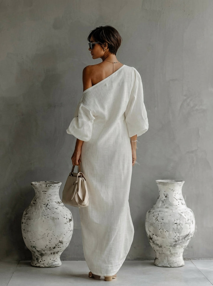 Nelka | Elegancka sukienka maxi