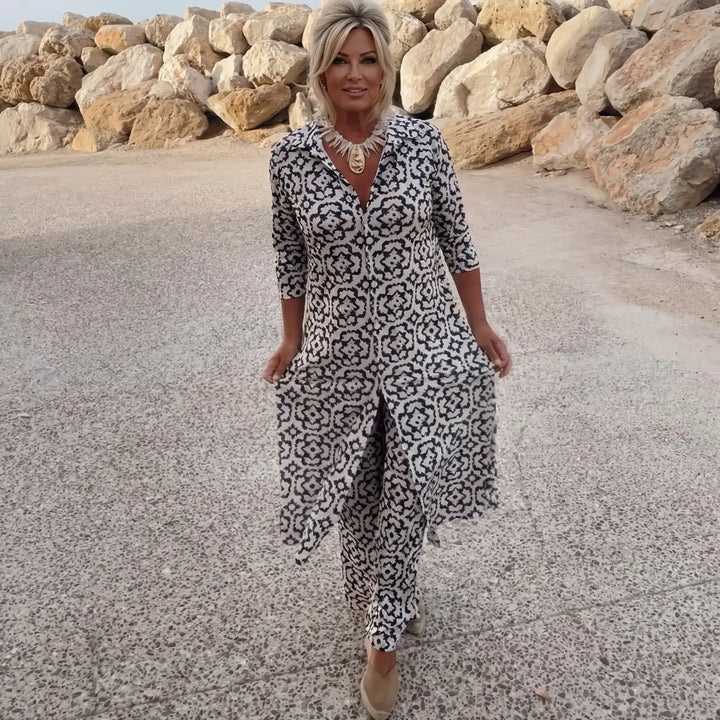 Alina – komplet z zapięciem na guziki